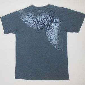 Hurley Men's T-Shirt Blue Size Medium